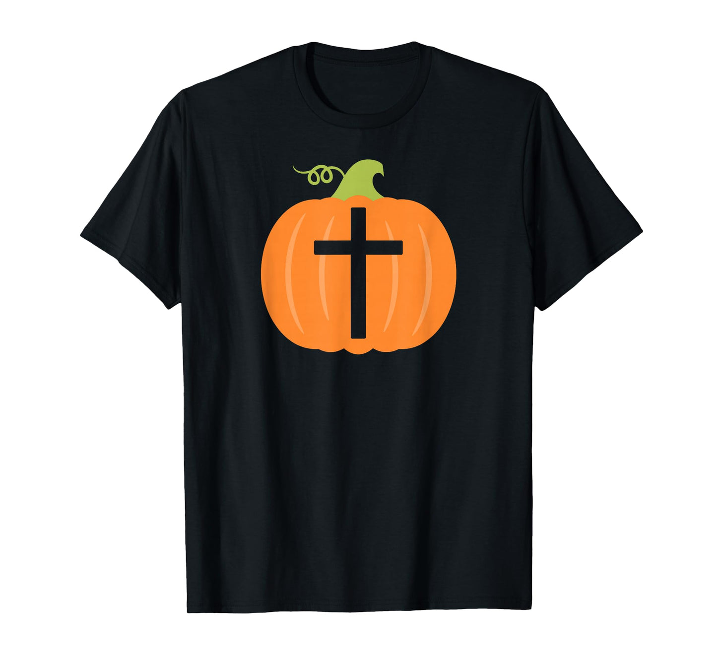 Christian Cross Religious Pumpkin Halloween T Shirt T-Shirt