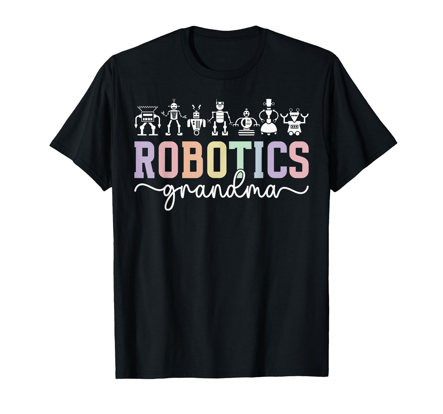 Boho Robotics Grandma Of A Robotics Engineer Grandmother T-Shirt
