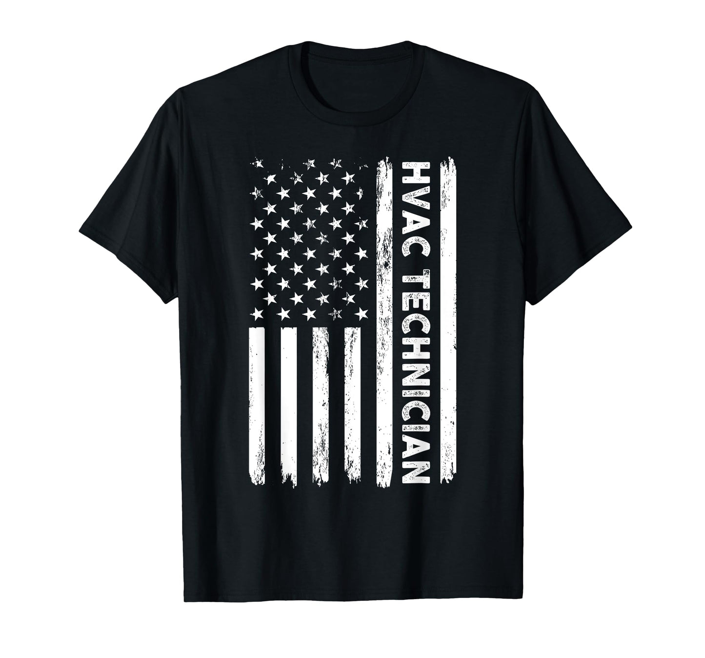 US HVAC Technician Gift For USA Repairman Men Fourth Of July T-Shirt