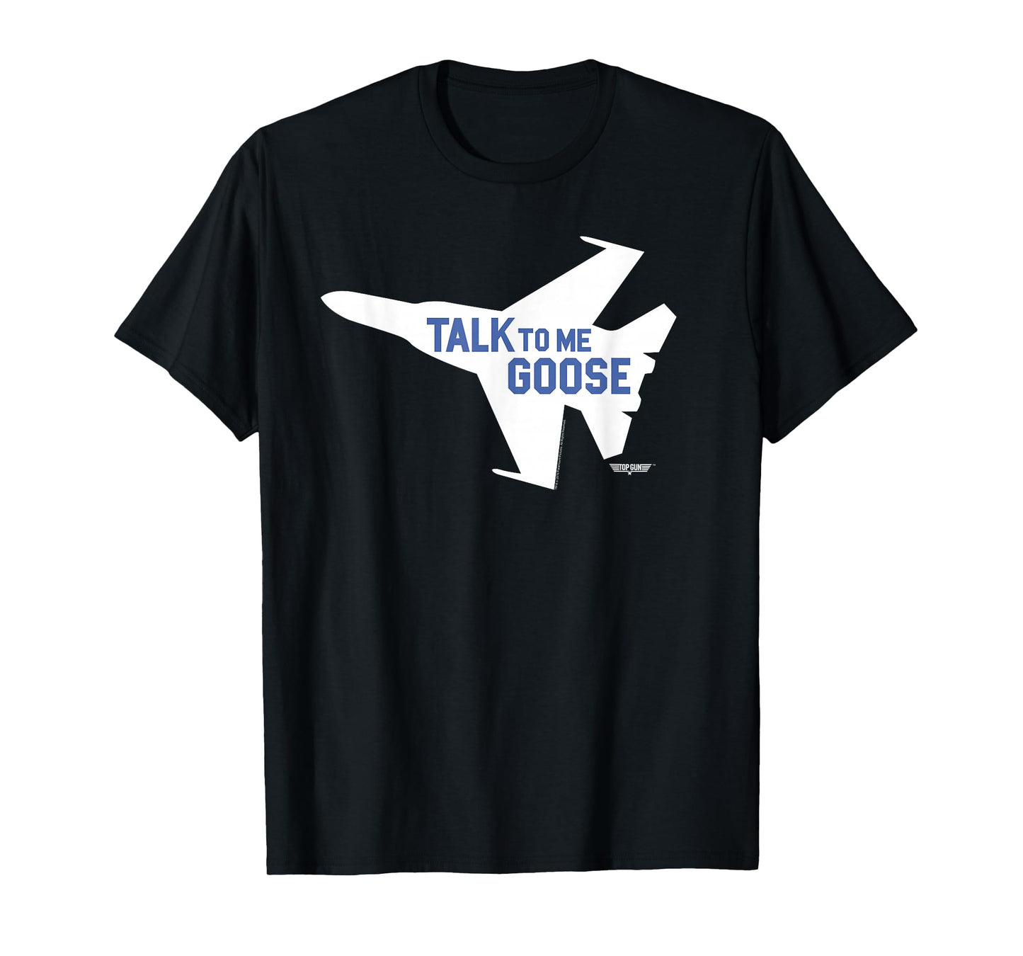 Top Gun Talk to Me Goose Jet Silhouette Action Movie T-Shirt