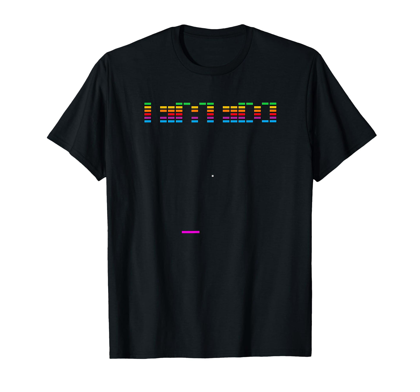 FAFO Retro 8-bit Block-Breaker Ball & Paddle Pixel Art Gamer T-Shirt