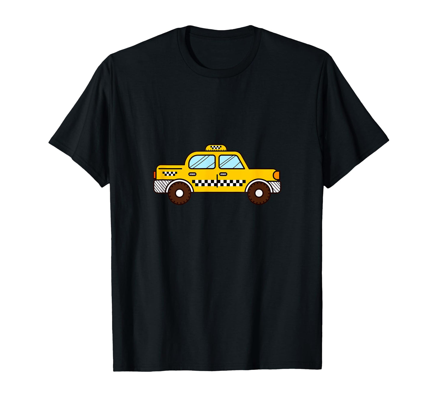 Cool The NYC Yellow Taxi Cartoon Illustration Graphic Funny T-Shirt