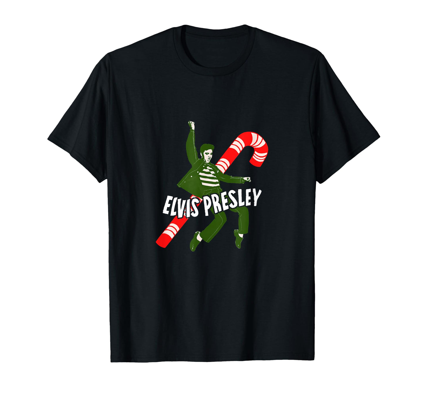 Elvis Candy Cane T-Shirt