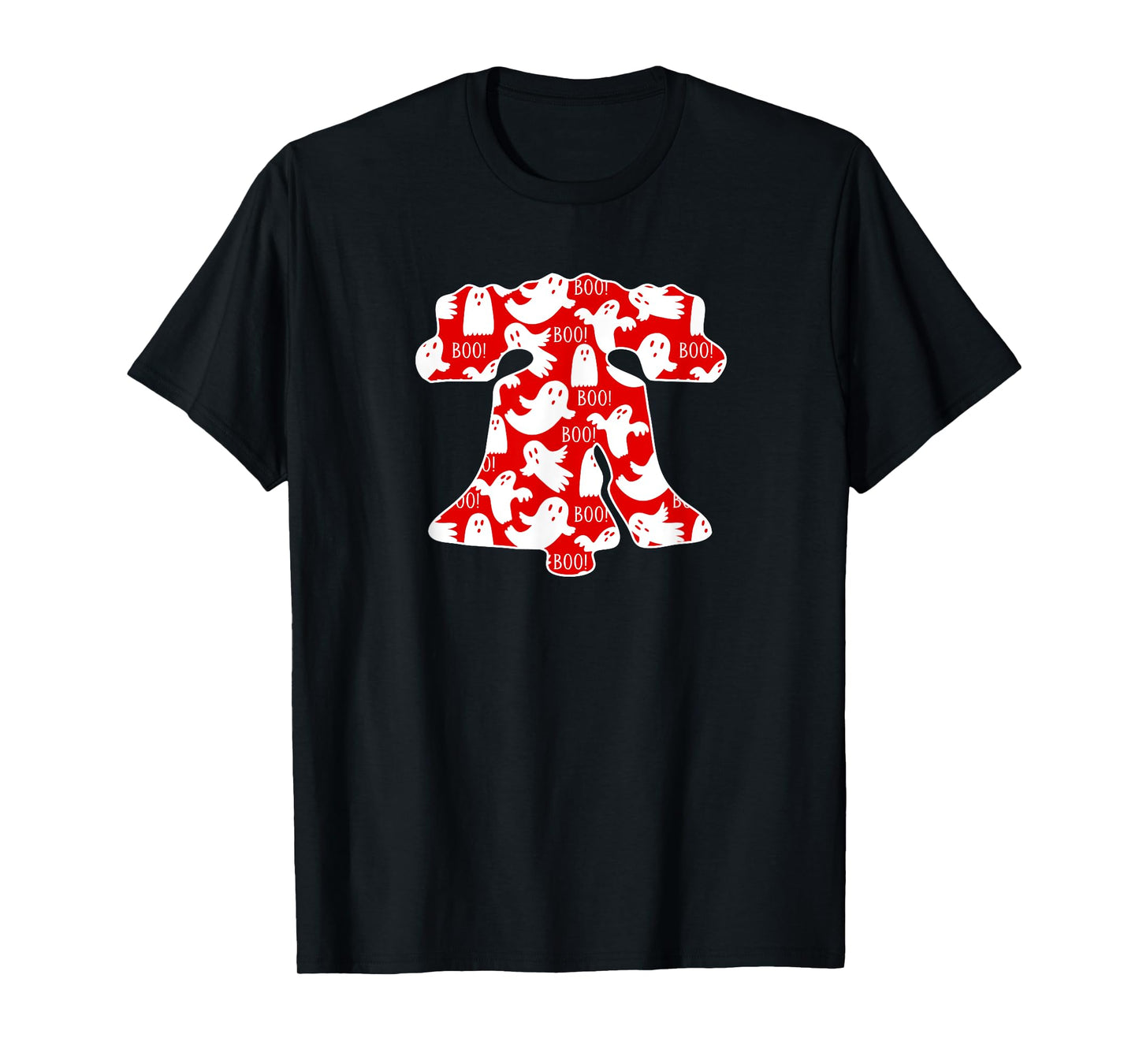 Funny Philadelphia Halloween Ghost Boo Bell Philly Fan Fall T-Shirt