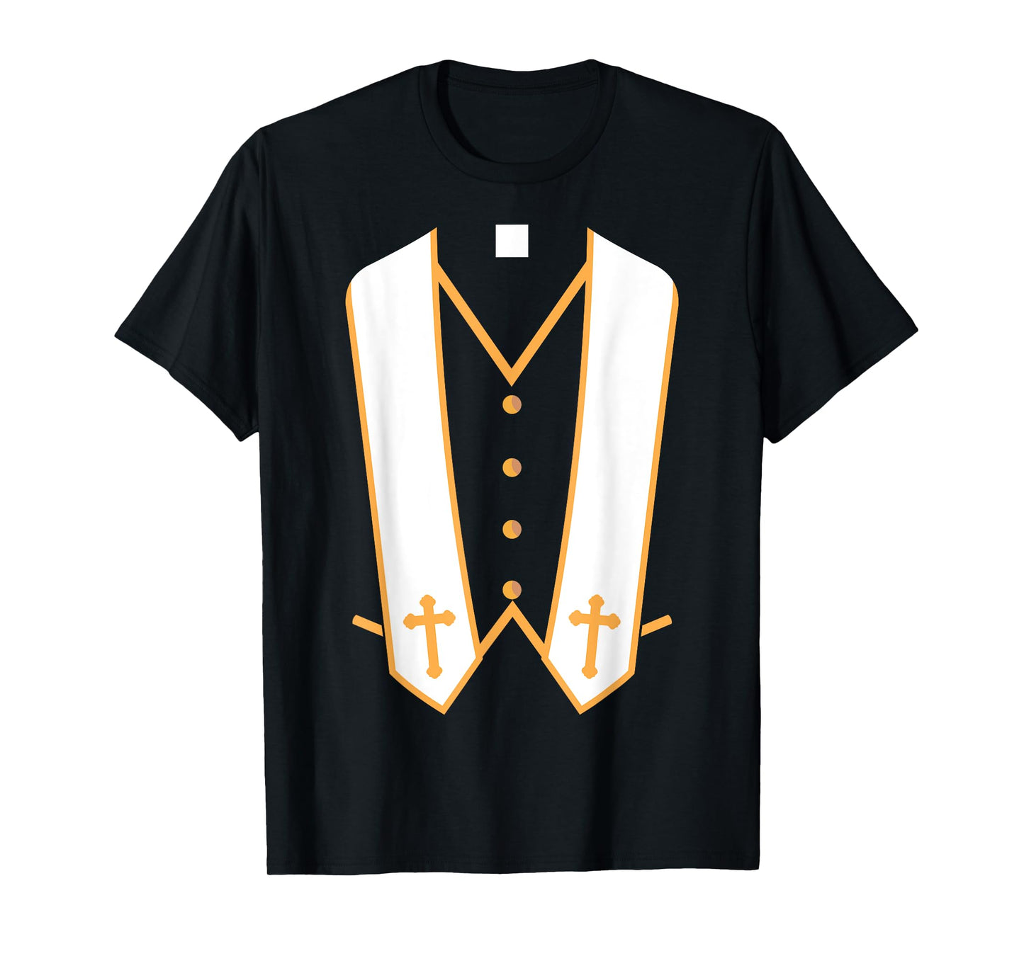 Priest Costume Halloween Tee Shirt - Preacher Shirt