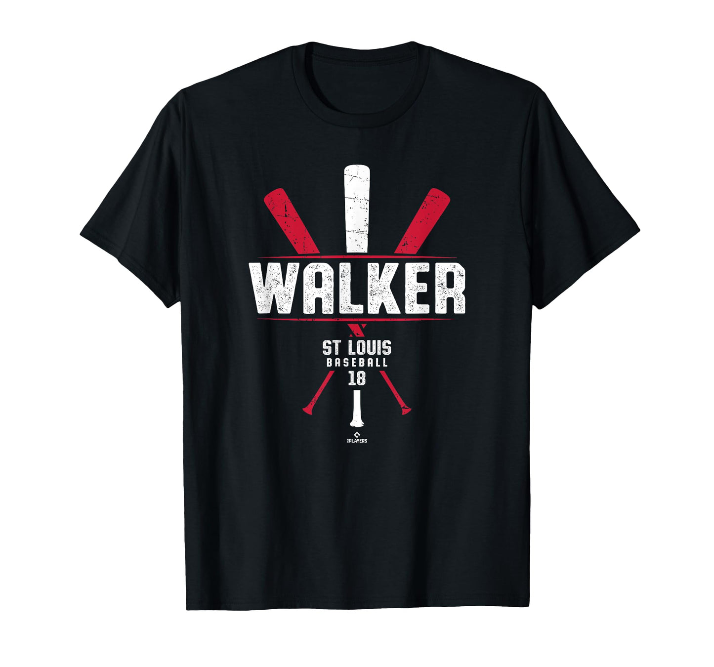 Vintage Baseball Bat Gameday Jordan Walker St Louis T-Shirt