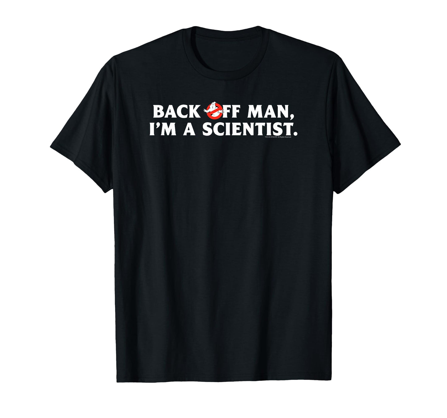 Ghostbusters Back Off Man I'm a Scientist Funny Retro Movie T-Shirt