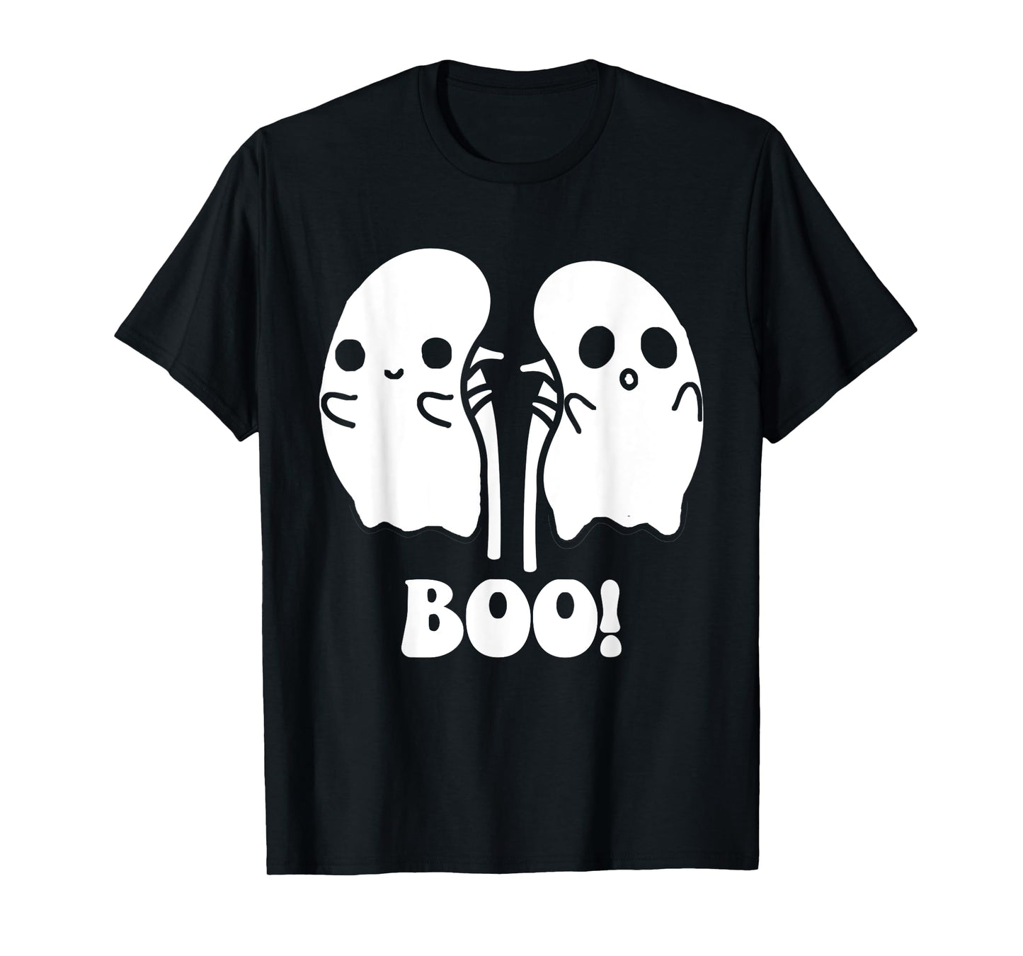 Funny Boo Ghost Kidney Dialysis Nurse Halloween Costume T-Shirt