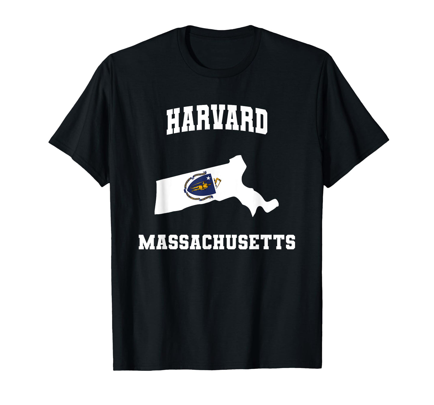 Harvard Massachusetts MA State Vintage Athletic T-Shirt