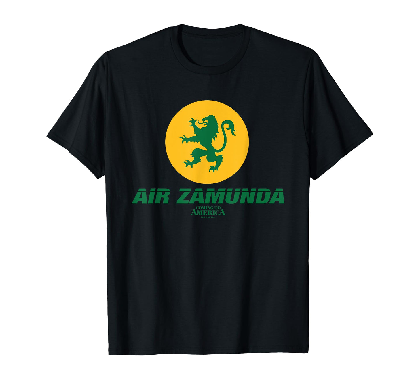 Coming To America Air Zamunda Green Lion Logo T-Shirt