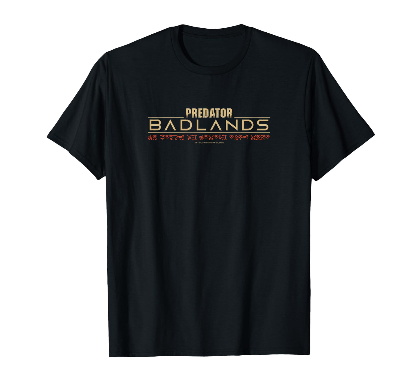 Predator Badlands Logo with Yautja Script T-Shirt