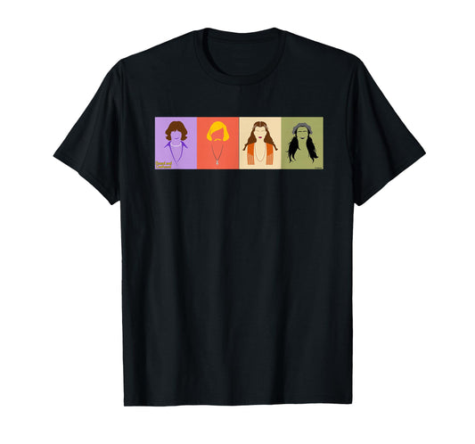 Dazed and Confused Block Portrait Line Up T-Shirt
