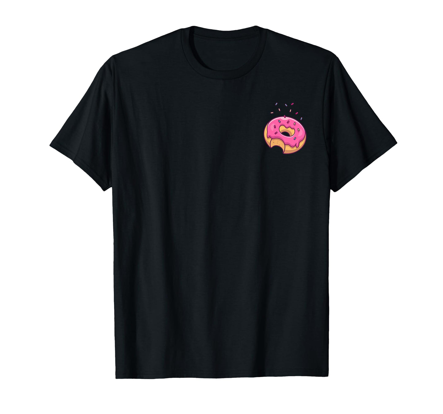 Pink Sprinkle Donut Pocket Doughnut Lovers T-Shirt