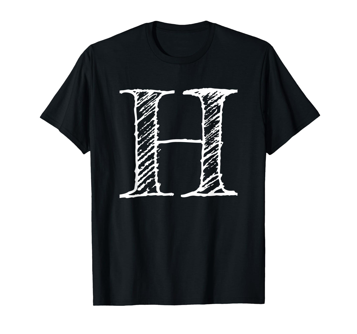 Bold Letter H - Decorative Alphabet Big Font Capital Letter T-Shirt