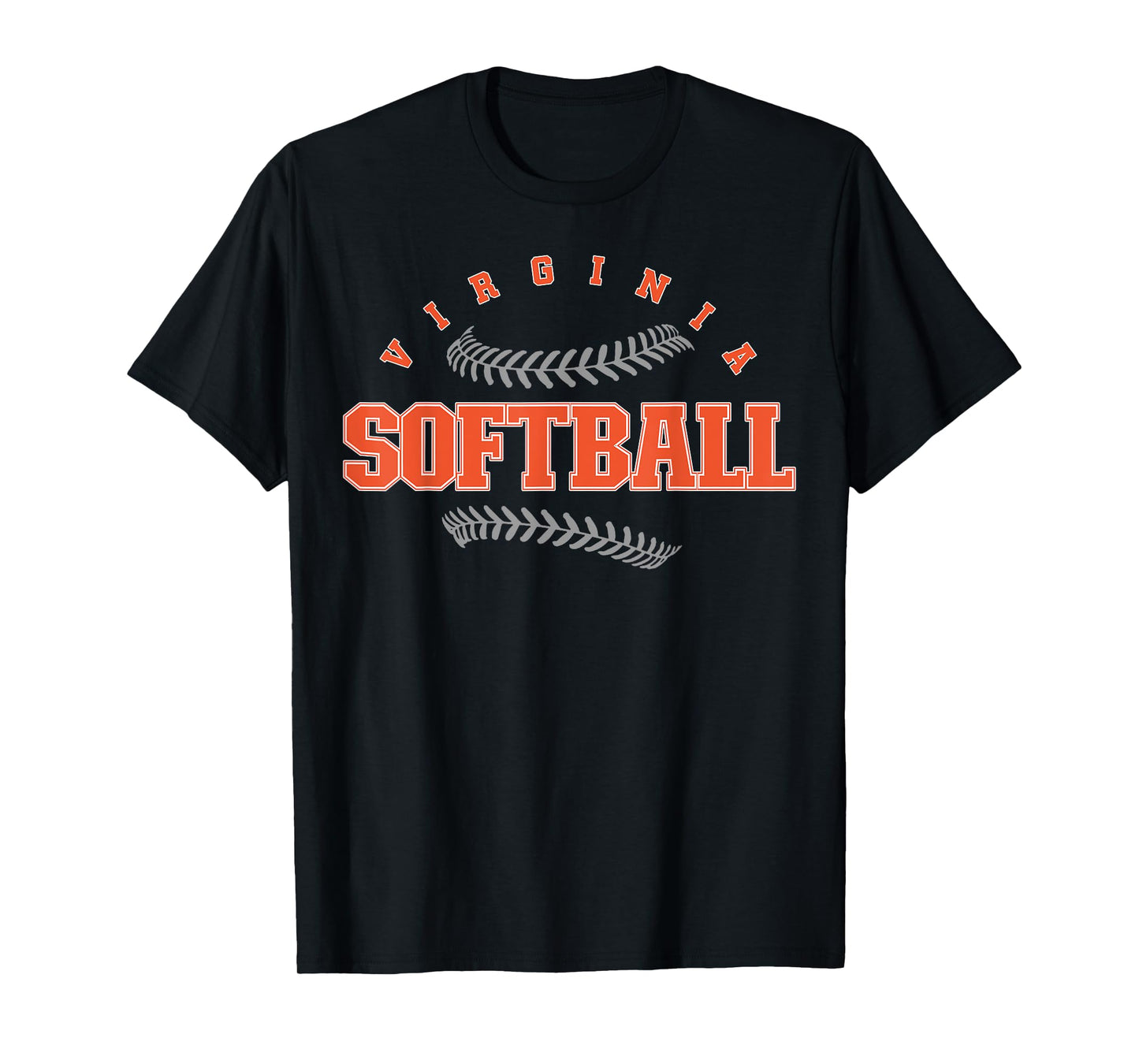 Virginia Softball Vintage Retro Design T-Shirt