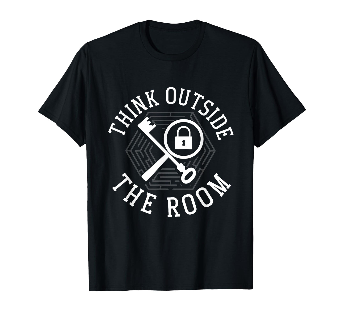 Escape Room Solving Mystery Think Outside The Room T-Shirt