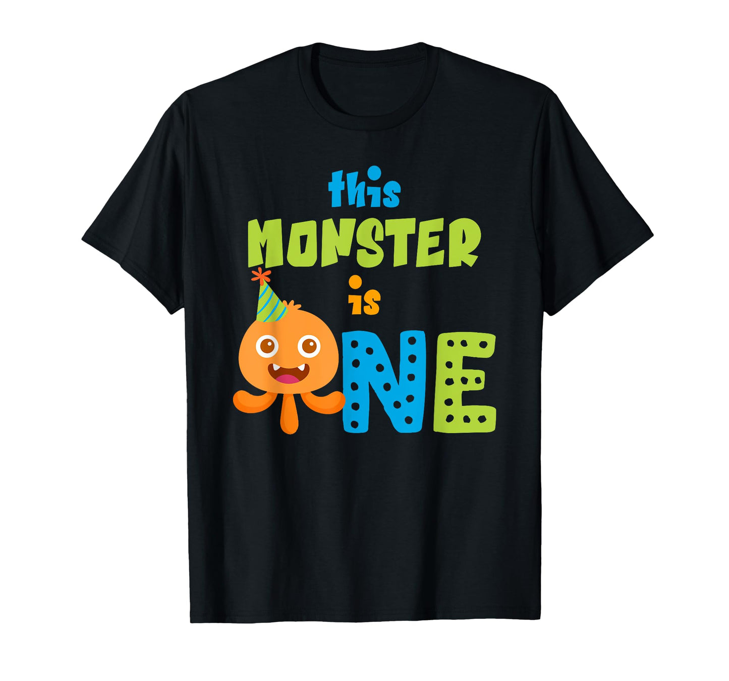 One of The Birthday Monster 1st Birthday Family T-Shirt