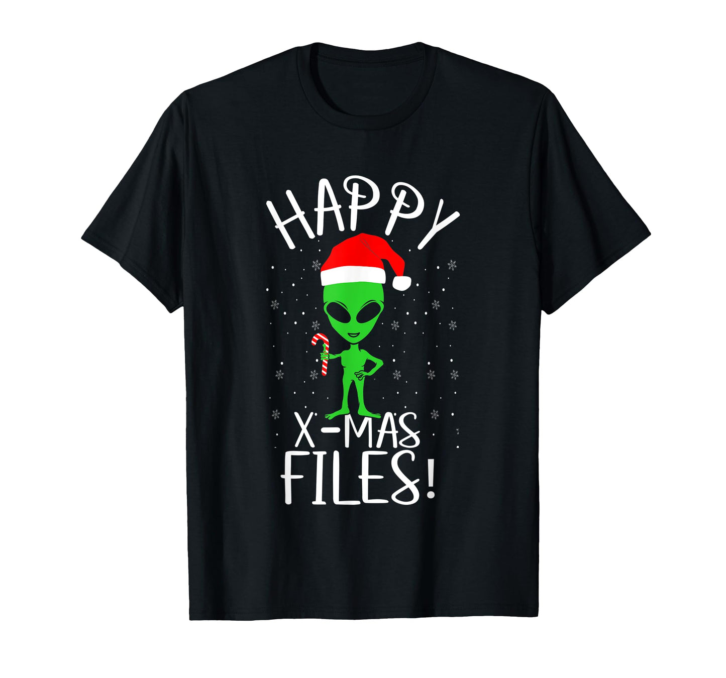 Happy X-mas Files Extraterrestrial Life Alien Beings Lover T-Shirt