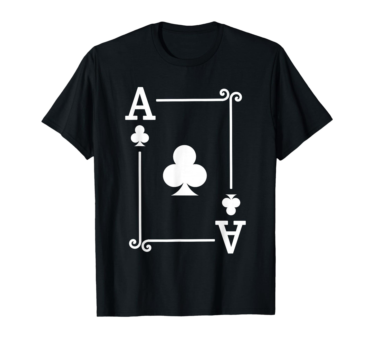 Playing Card Costume Tees - Ace Clubs Card - Ace Card T-Shirt