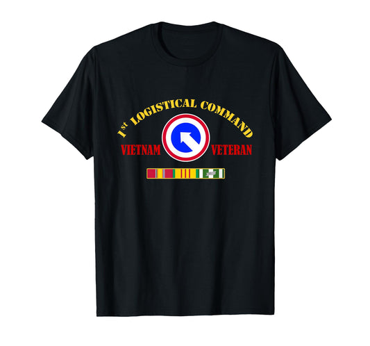1st Logistical Command Vietnam Veteran Veterans Day Papa T-Shirt