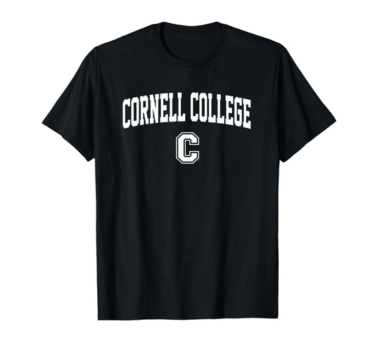Cornell College Rams Arched One Color Logo T-Shirt