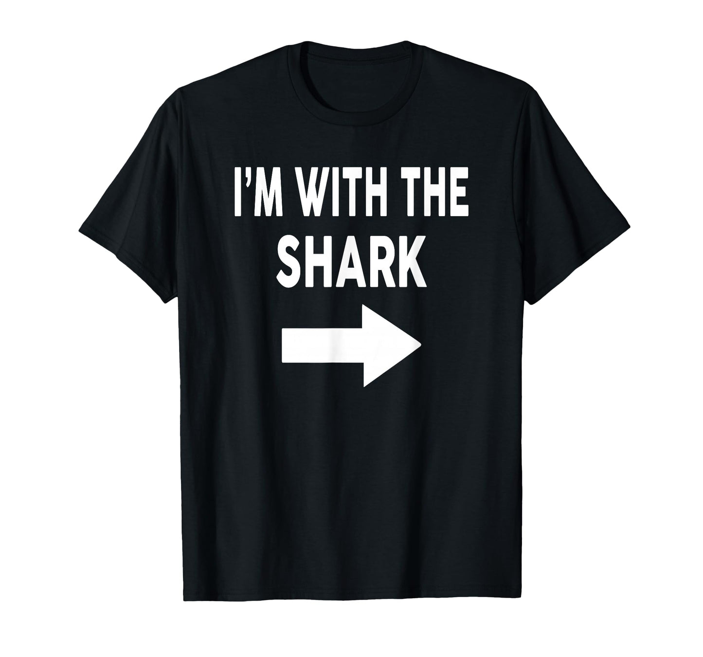 I'm With The SHARK T-Shirt Halloween Costume T-Shirt