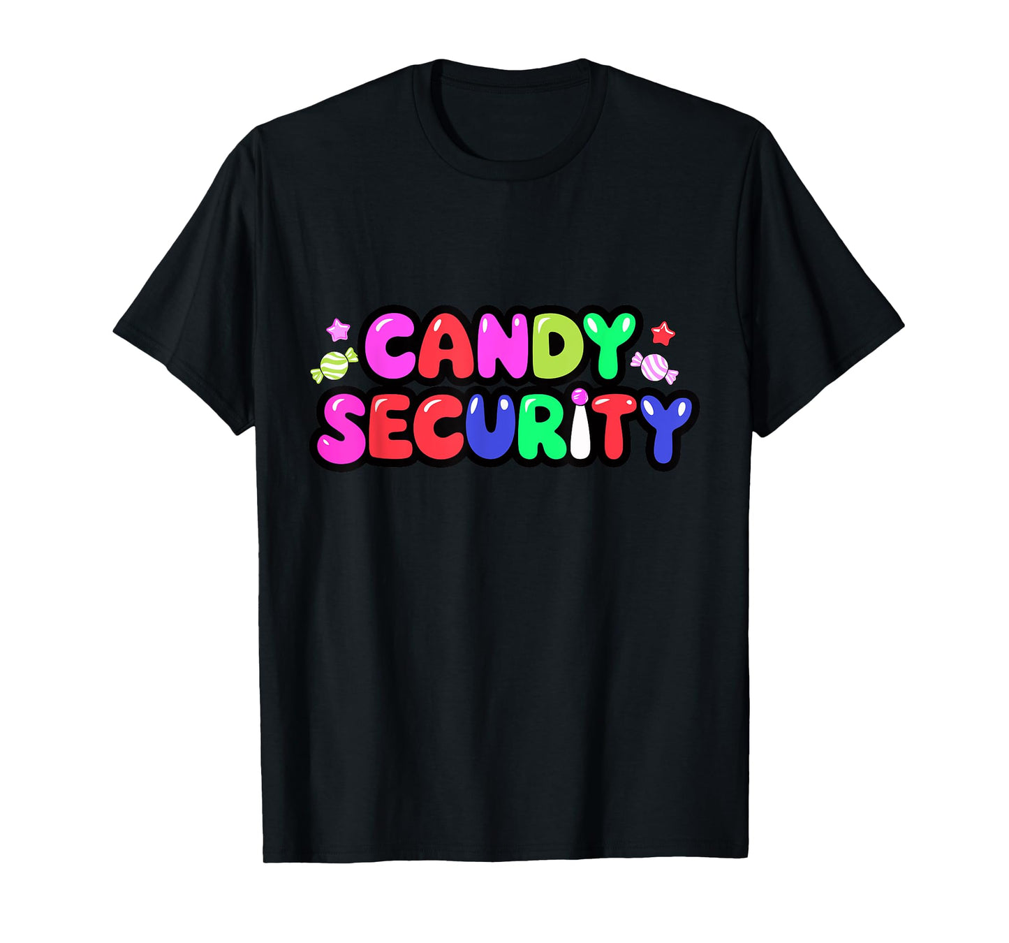 Candy Security Candyland Costume Kids Teens Adult T-Shirt