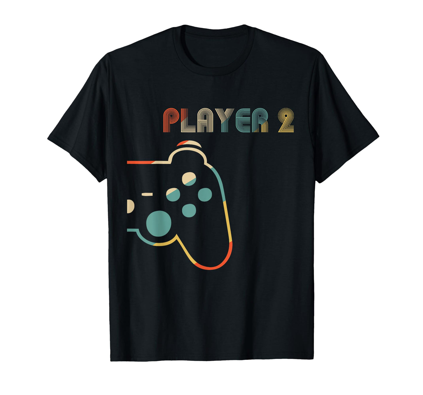 Matching Video Gamers Couple Player 1 Player 2 T-Shirt