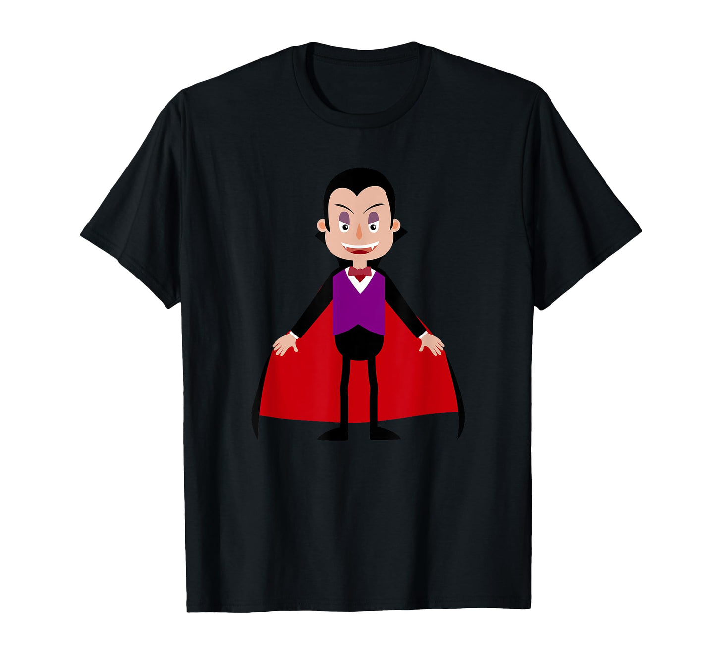 Halloween Vampire Print Graphic T Shirt Kids Boys Girls