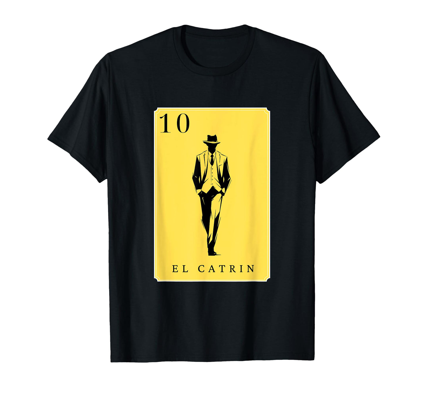 El Catrin Funny Spanish-Mexican Bingo Cards El Catrin T-Shirt