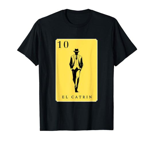 El Catrin Funny Spanish-Mexican Bingo Cards El Catrin T-Shirt