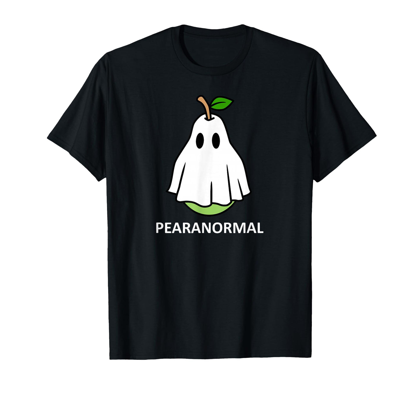 Pearanormal Cute Ghost Pear Halloween Costume Funny Pun T-Shirt