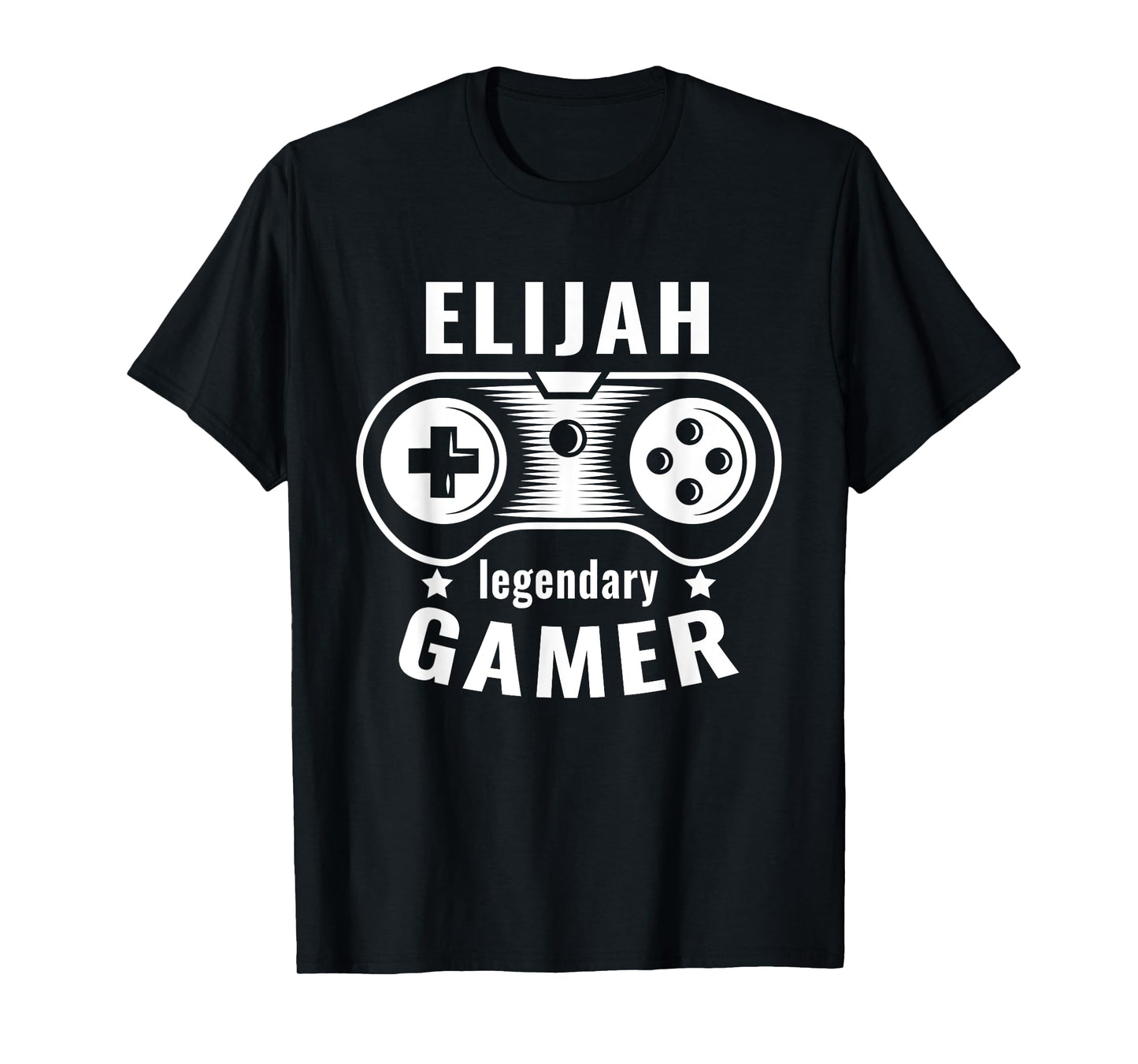 ELIJAH Legendary Gamer - Personalized Name Gift T-Shirt