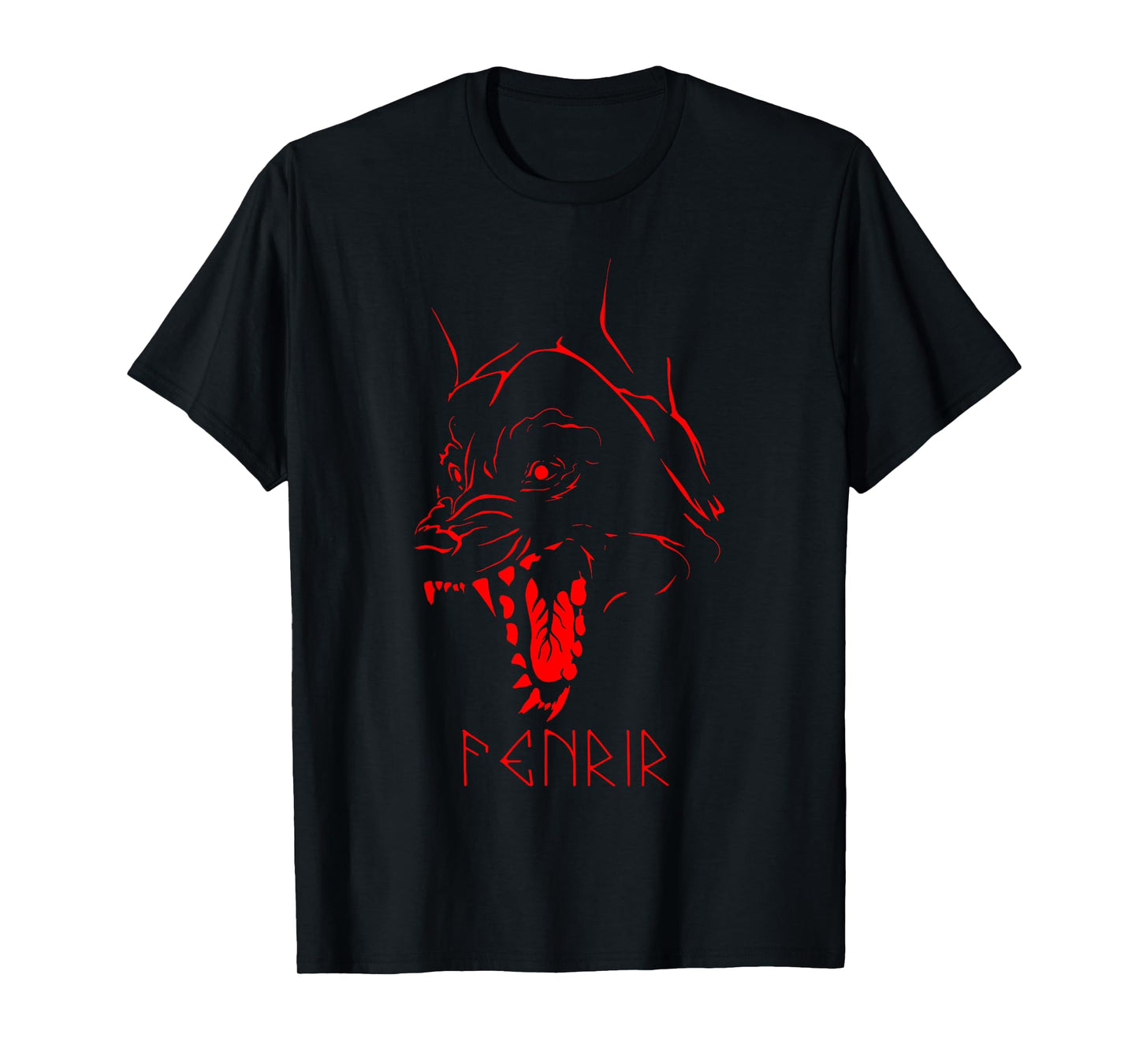 Fenrir Wolf Of Odin Old Norse Mythology Viking Celtic Fenris T-Shirt