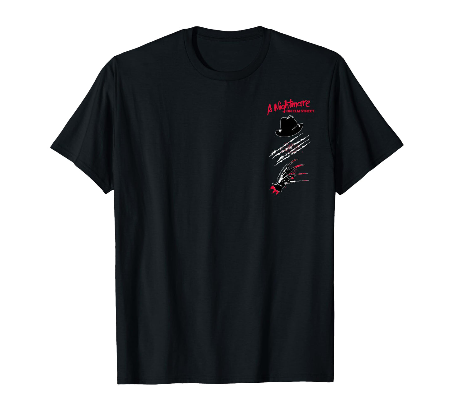Nightmare on Elm Street Films - Freddy Krueger Hat and Glove T-Shirt