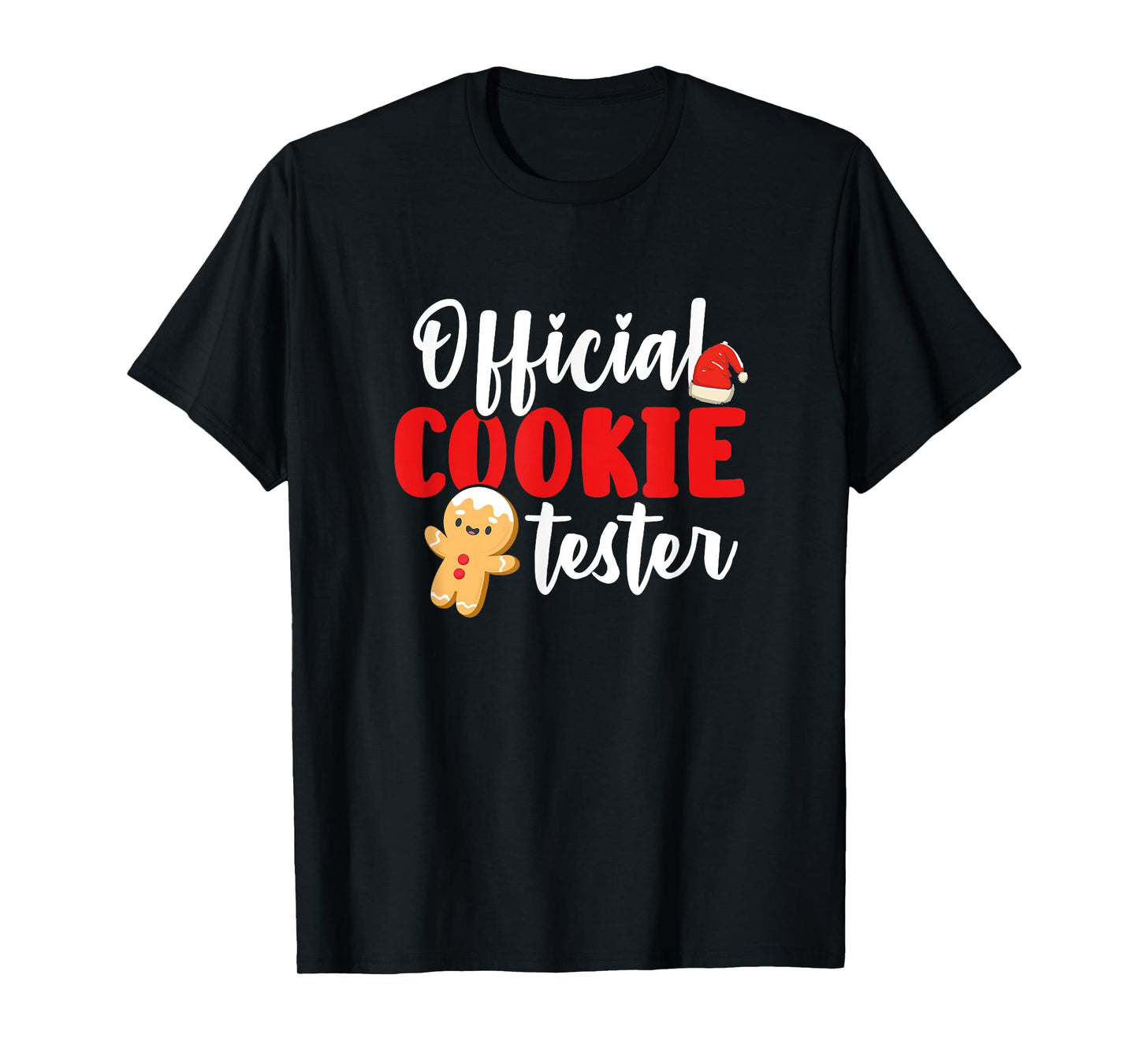 Official Cookie Tester Christmas Baking Crew Cute Baker T-Shirt