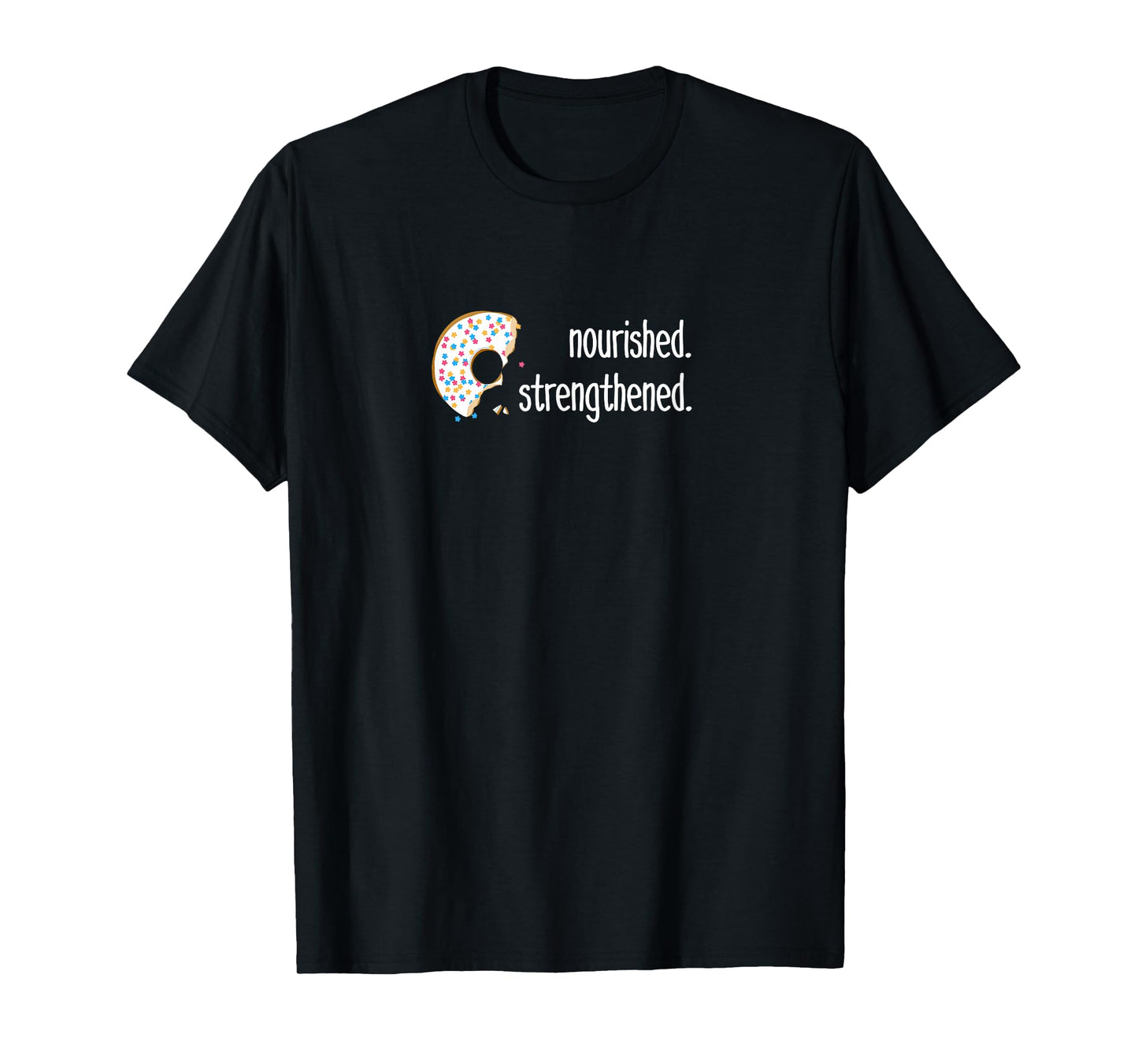 Funny sarcastic gift for missionaries, LDS youth with donut T-Shirt