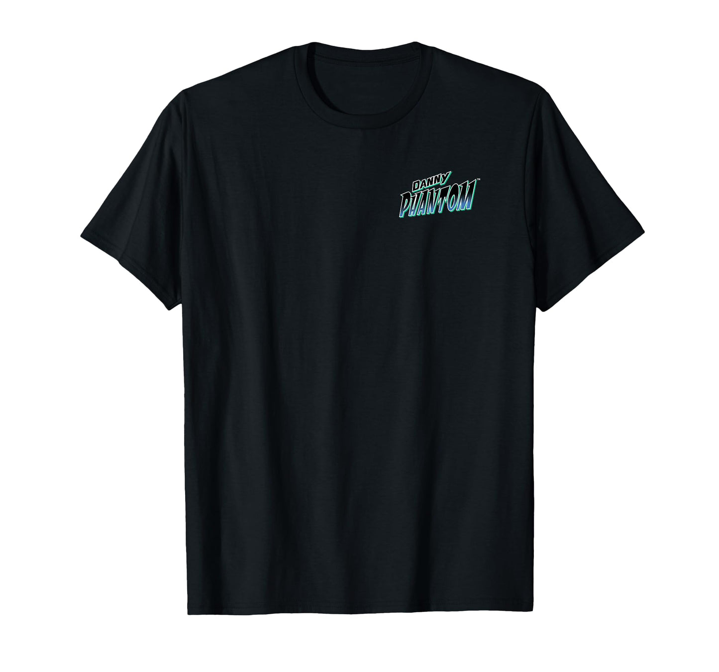 Danny Phantom Front and Back Ghost Action Pose Cartoon T-Shirt