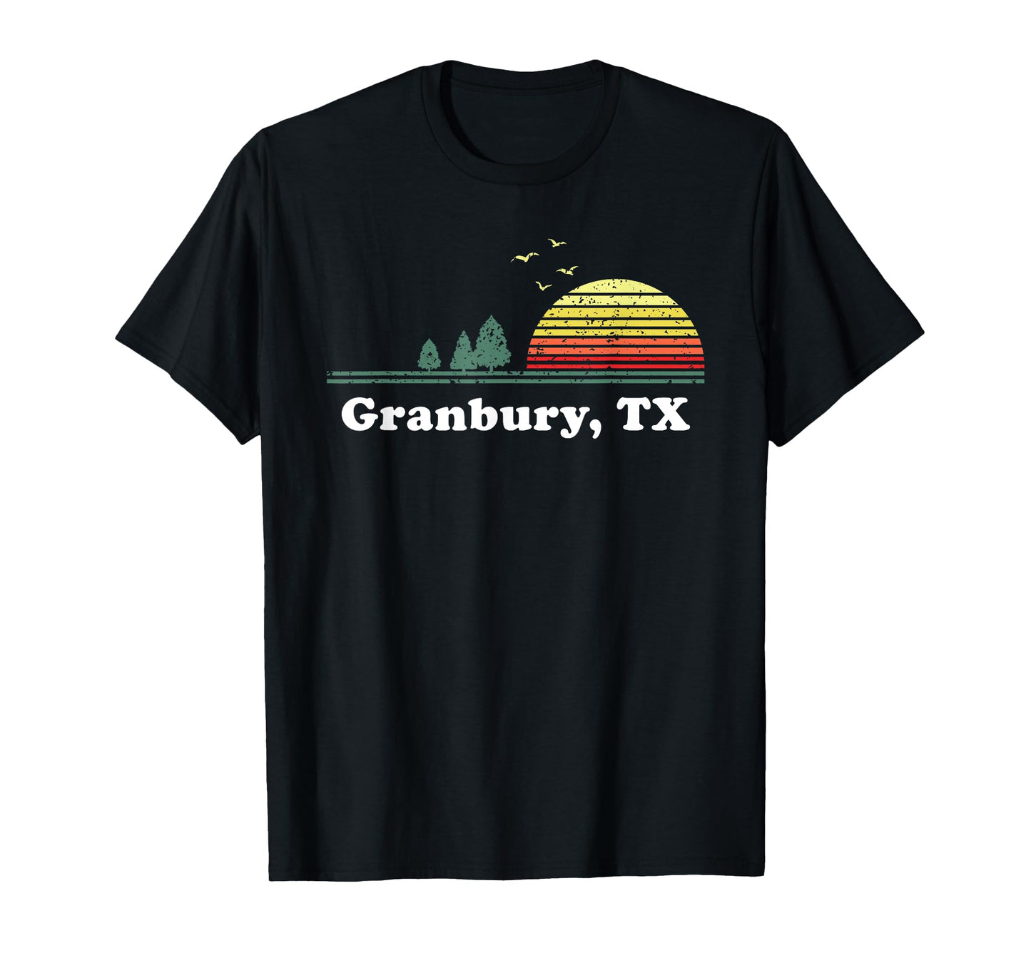 Vintage Granbury, Texas Home Souvenir Print T-Shirt