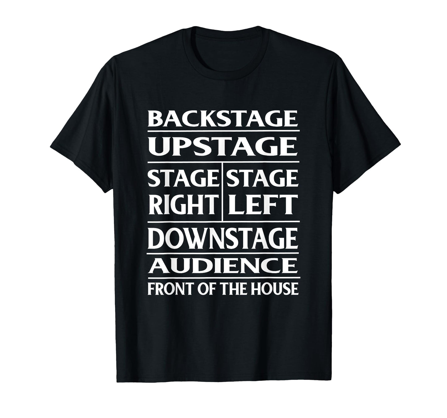 Stage Theatre Anatomy Funny T-Shirt