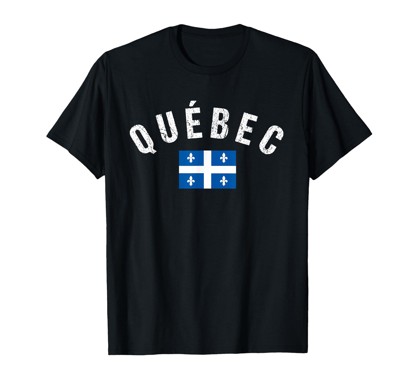 Quebec Flag Canada Pride Vacation Travel Canadian Gift T-Shirt