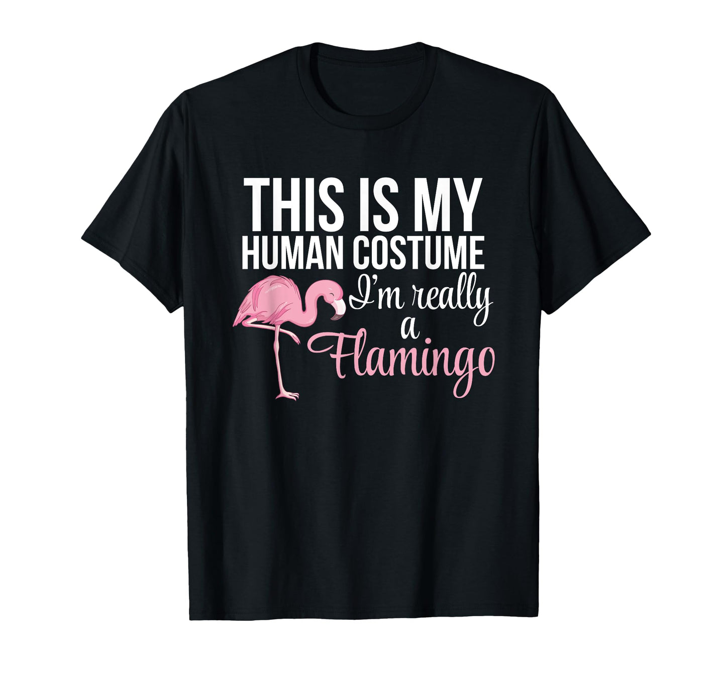 Halloween Flamingo – Trick Or Treat Pink Flamingo Halloween T-Shirt