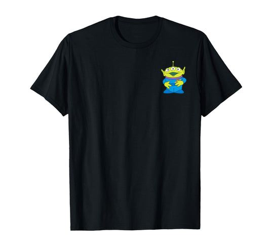Disney Pixar Toy Story Pizza Planet Alien Pocket T-Shirt
