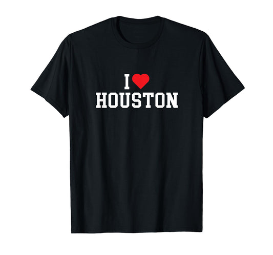 Houston - I Love Houston - Throwback Design - Classic T-Shirt