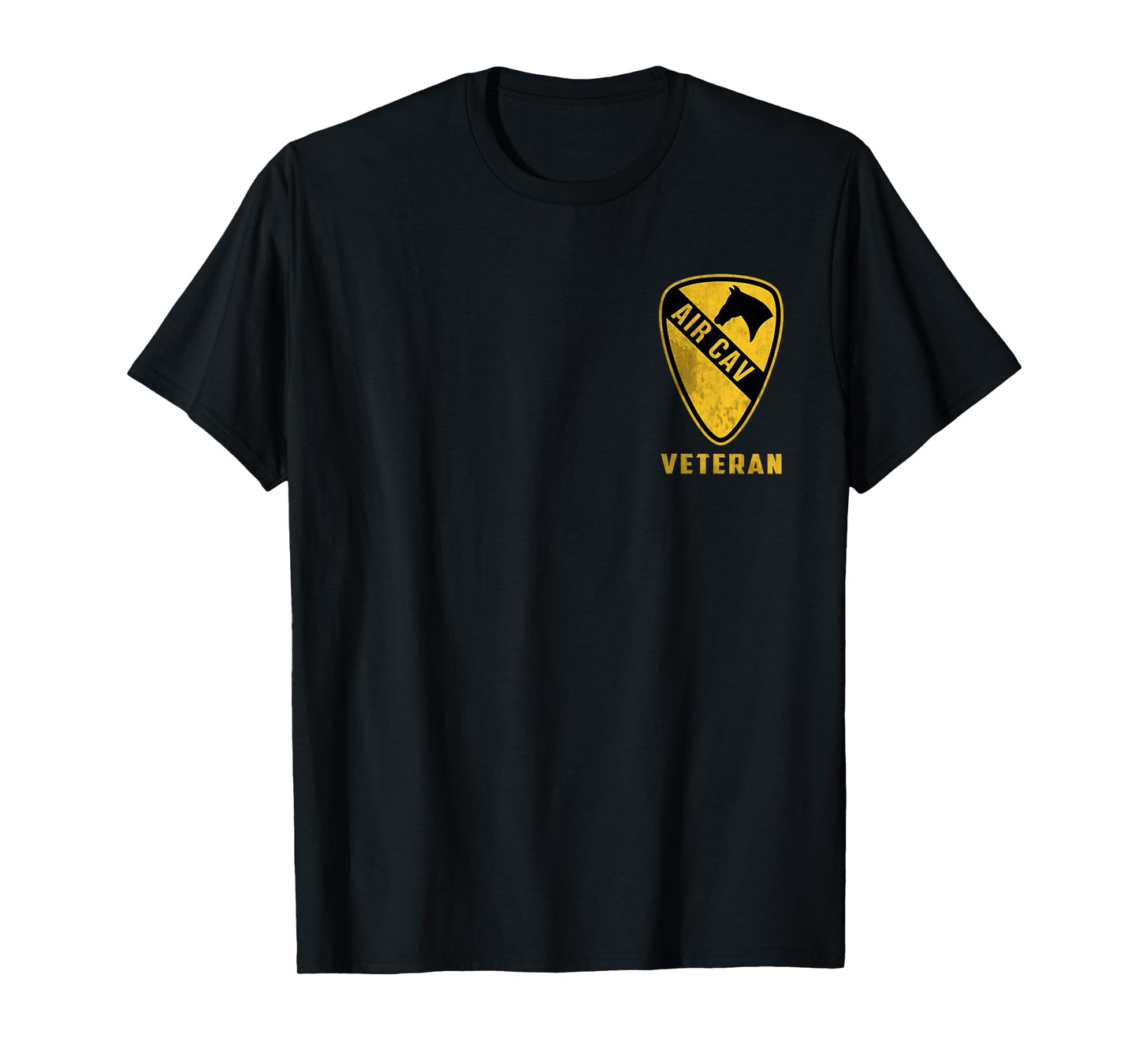 Air Cav Helicopter Badge 1st Cavalry Division Veteran Papa T-Shirt
