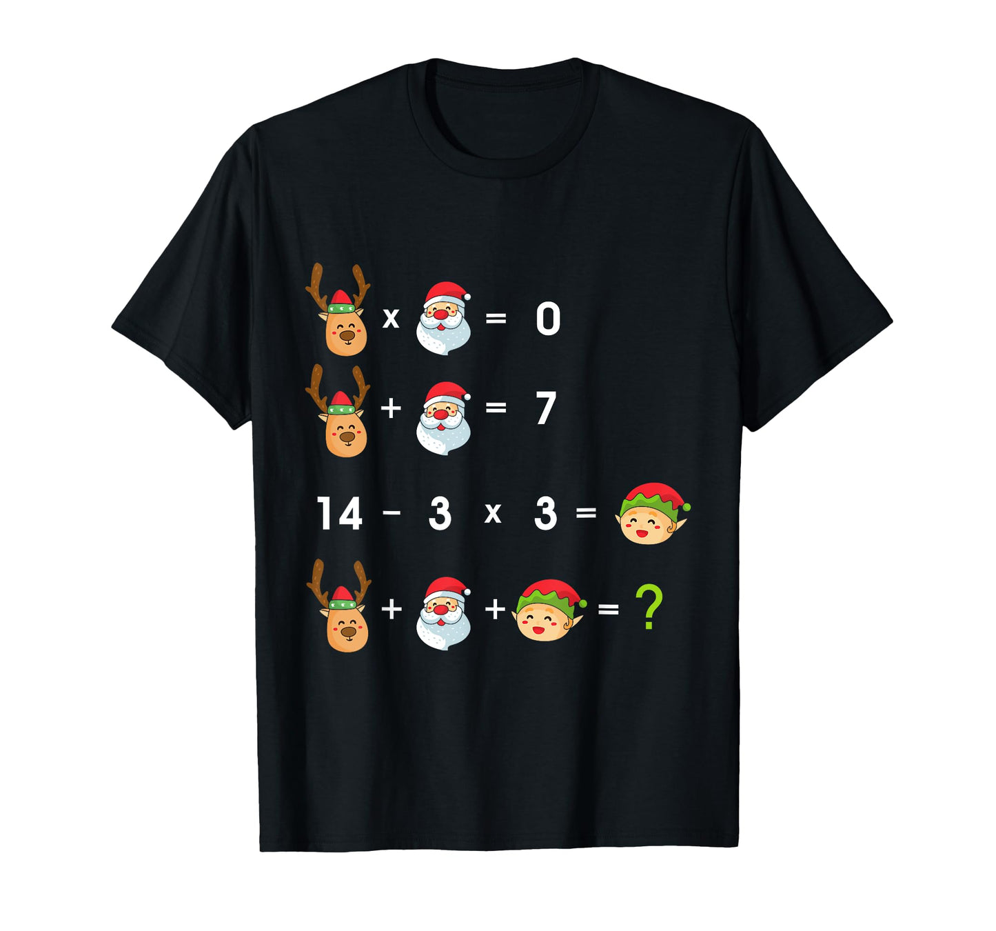 Order of Operations Quiz Funny Math Teacher Christmas Gift T-Shirt