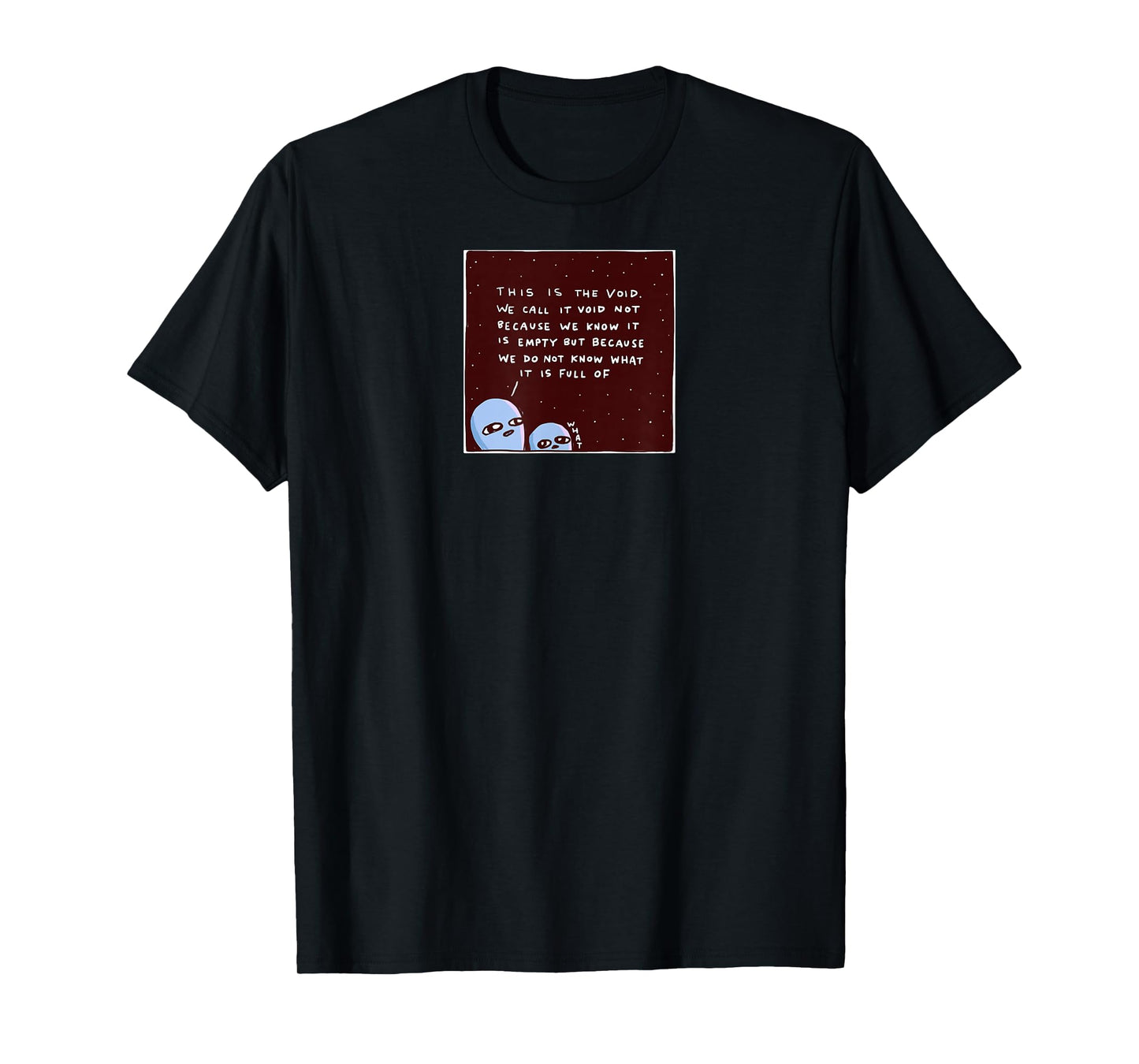 Threadless Nathan W. Pyle Strange Planet The Void Graphic T-Shirt