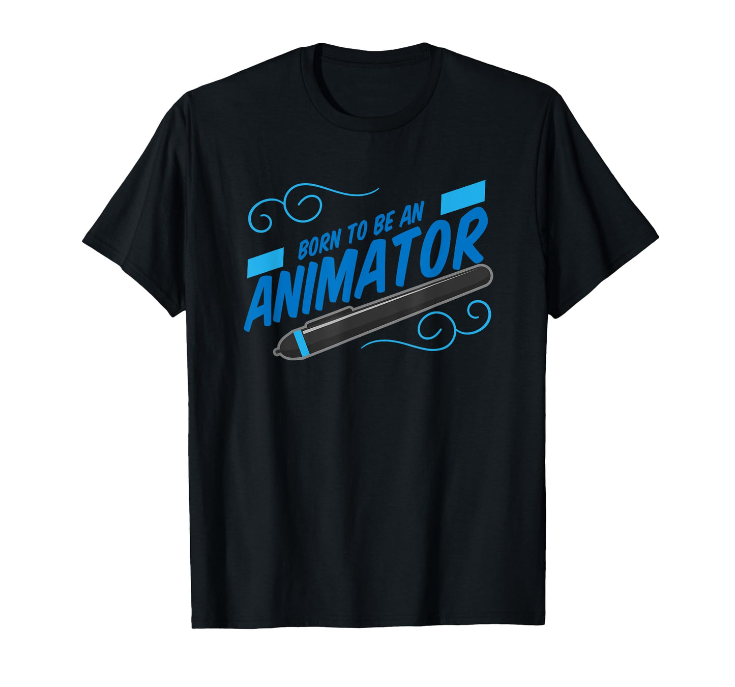 Born To Be An Animator Animation Graphic Designer Artist T-Shirt