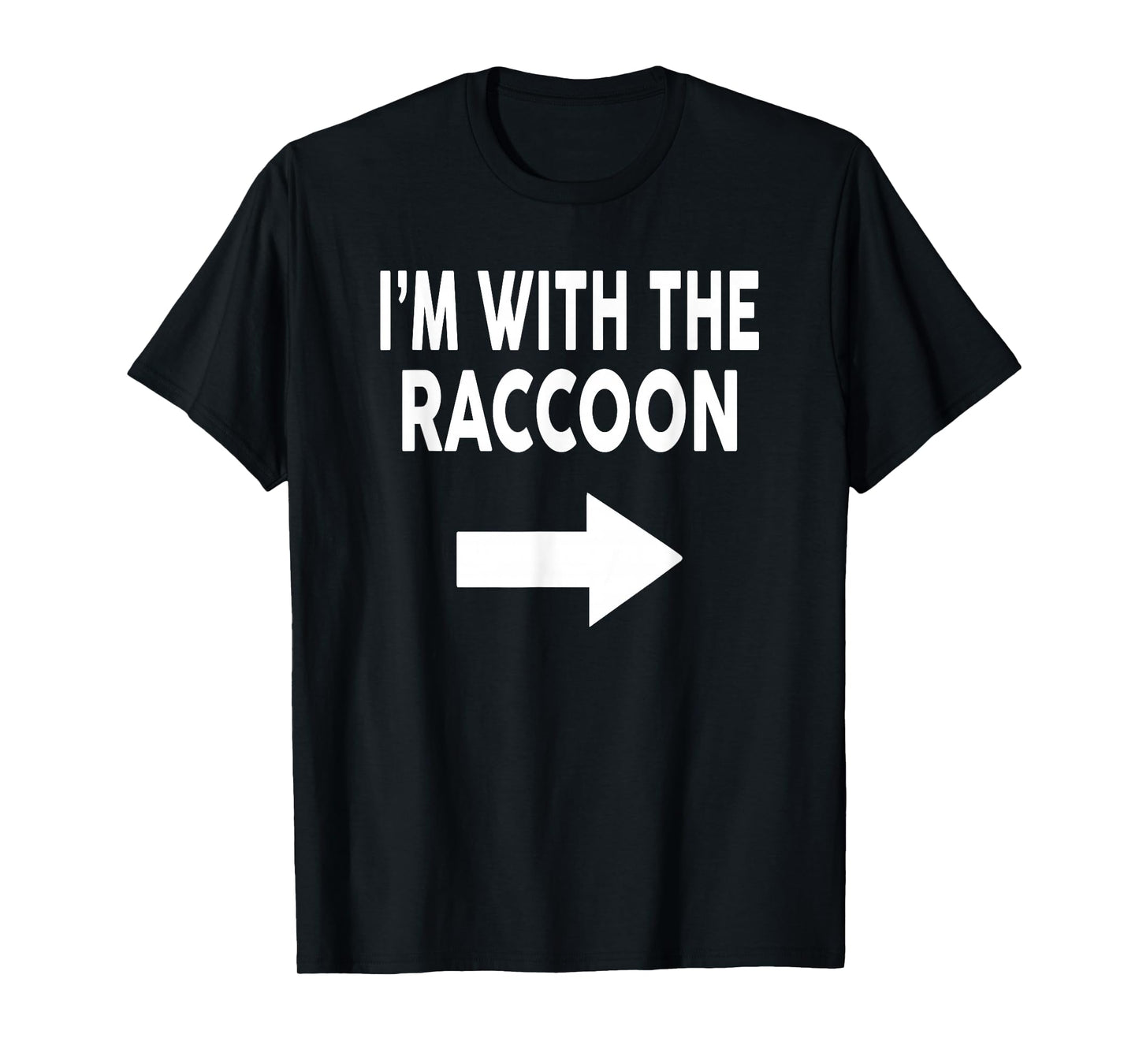I'm With The RACCOON Halloween RACCOON T-Shirt