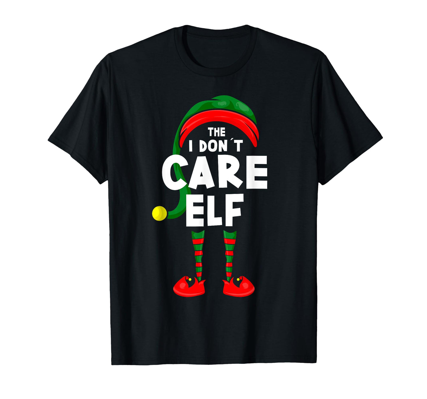 Carnival or Christmas Party Costume - The I Don´t Care Elf T-Shirt